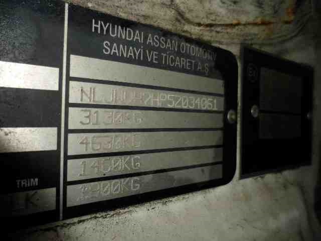 Hyundai H-1 1998-2005 (Type I, Fase 1) , Motorkode: D4BH;DEFEKT, Girkassekode: 