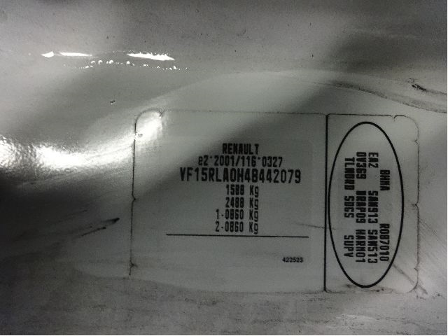 Renault Clio 2012-2016 (Type IV, Fase 1) , Motorkode: H4B-400, Girkassekode: 