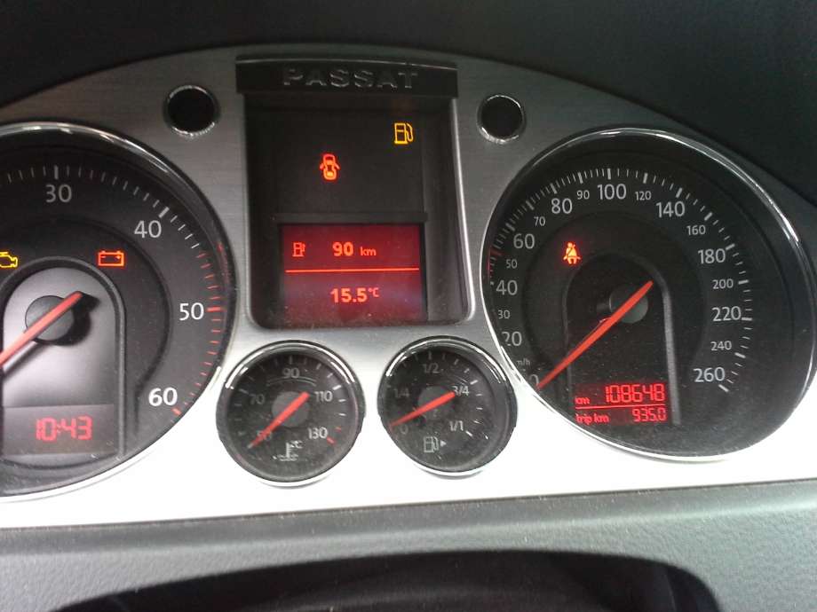 VW Passat 2005-2010 (B6) (B6), Motorkode: BKC;BXE, Girkassekode: