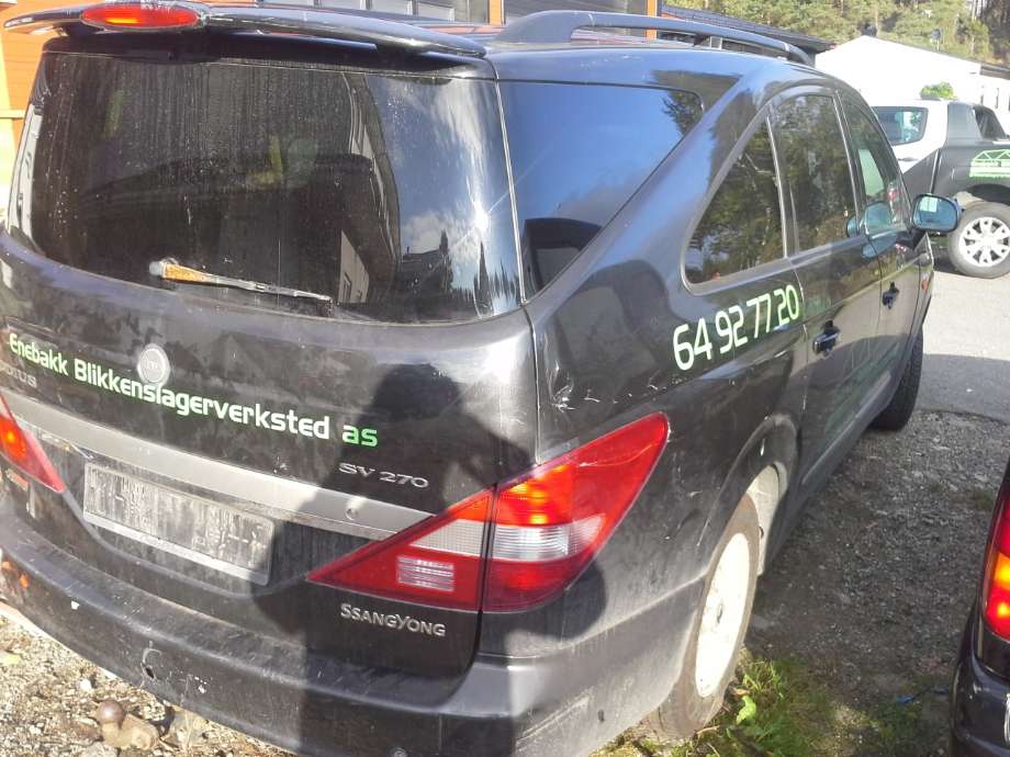 SsangYong Rodius 2005-2013 (Type I) , Motorkode: D27R-056, Girkassekode: 