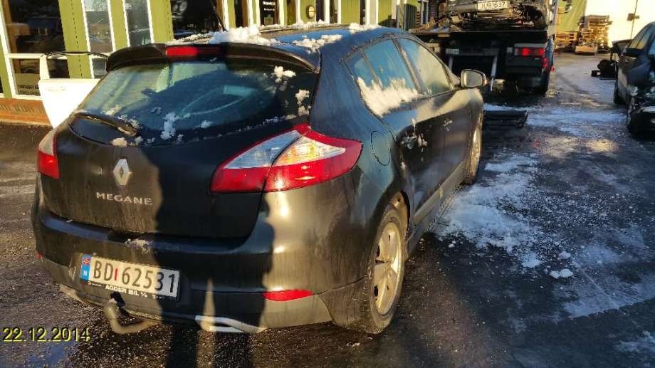 Renault Megane 2009-2016 Type III , Motorkode: K9K-834, Girkassekode: 