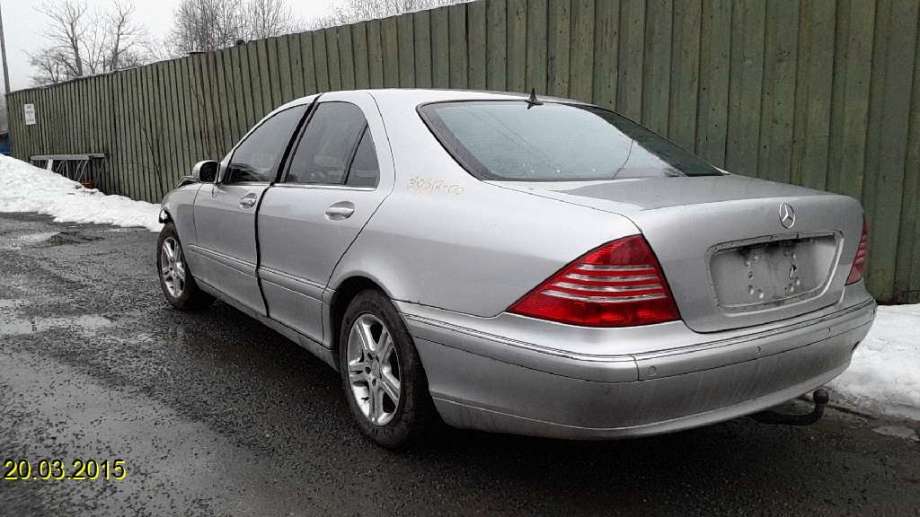 Mercedes S-Klasse 1999-2005 (W220) (W220), Motorkode: OM613.960, Girkassekode: