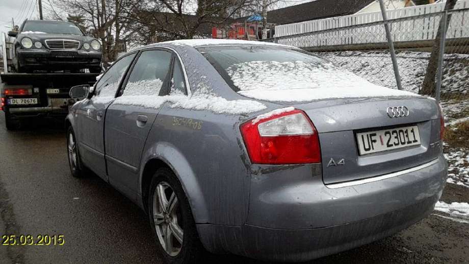 Audi A4 2001-2004 (Type II) (B6) (B6), Motorkode: BKE, Girkassekode: GYA