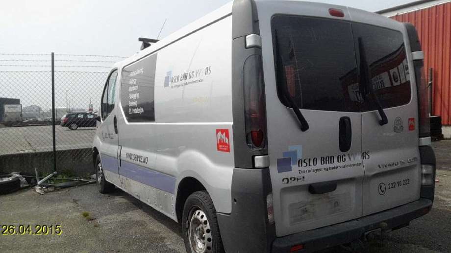 Opel Vivaro A 2001-2006 , Motorkode: F9Q-760, Girkassekode: 