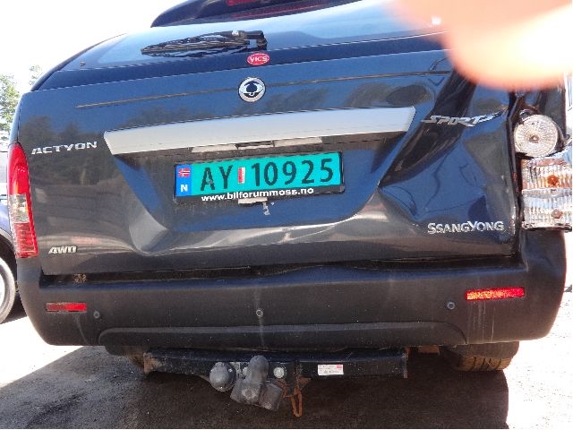 SsangYong Actyon 2007-2013 , Motorkode: D20D-051, Girkassekode: 