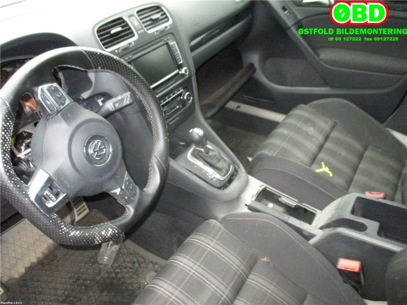 VW Golf VI 2008-2012 , Motorkode: CBBB, Girkassekode: LQT