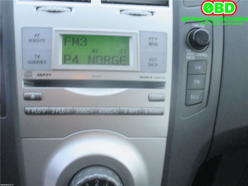 Toyota Yaris 2006-2009 (Type II, Fase 1) , Motorkode: 1ND-TV, Girkassekode: 