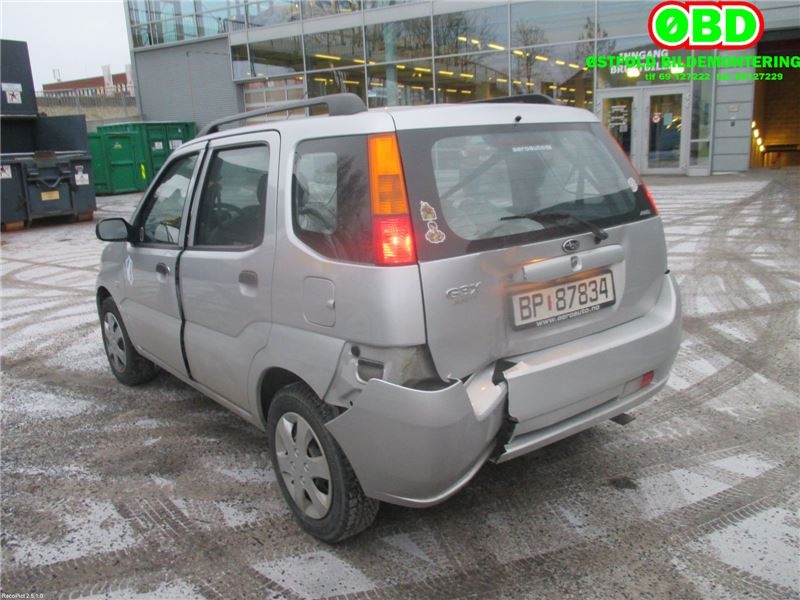 Subaru Justy 2003-2007 (Type III) , Motorkode: G13B, Girkassekode: 