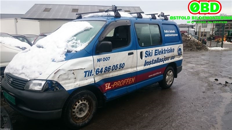 Toyota Hiace 2001-2006 (Fase 2) , Motorkode: 2KD-FTV, Girkassekode: 