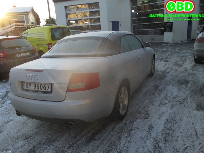 Audi A4 2001-2004 (Type II) (B6) (B6), Motorkode: BFB, Girkassekode: HFD