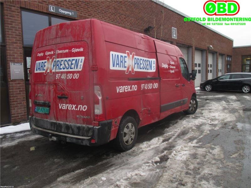 Opel Movano 2010-->> , Motorkode: M9T-880, Girkassekode: 