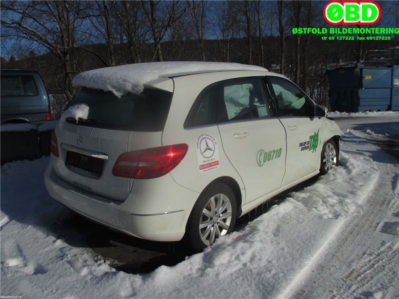 Mercedes B-Klasse 2011-2018 (W246) (W246), Motorkode: OM651.901, Girkassekode: 
