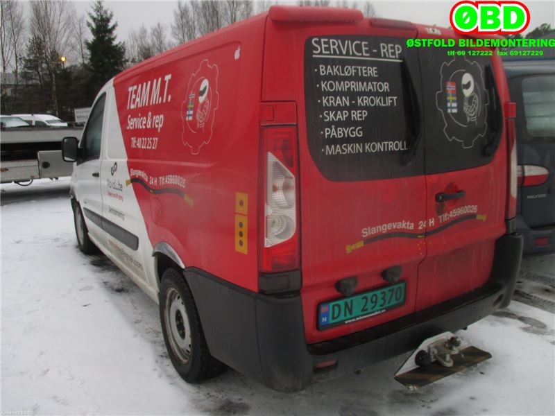 Citroën Jumpy 2007-2016 (Type II) , Motorkode: RHG;RHK, Girkassekode: 