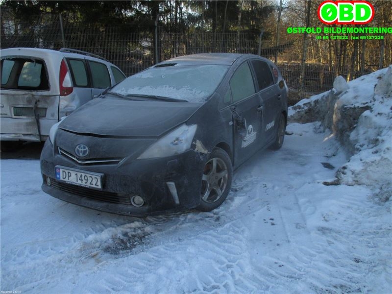 Toyota Prius +7 2012-2020 (Type III) (stasjonsvogn) (stasjonsvogn), Motorkode: 2ZR-FXE, Girkassekode: 