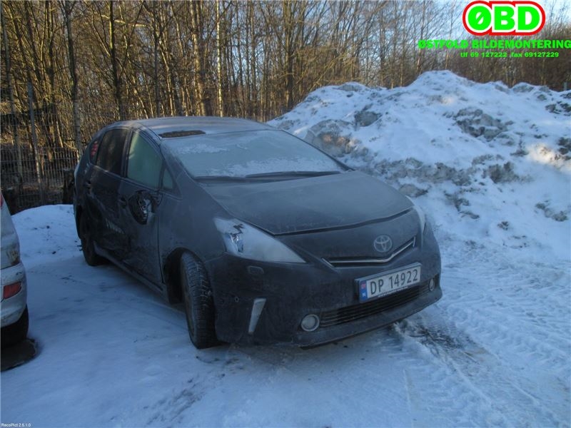 Toyota Prius +7 2012-2020 (Type III) (stasjonsvogn) (stasjonsvogn), Motorkode: 2ZR-FXE, Girkassekode: 