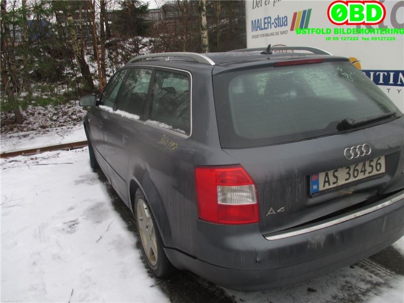 Audi A4 2001-2004 (Type II) (B6) (B6), Motorkode: AVF;AWX, Girkassekode: