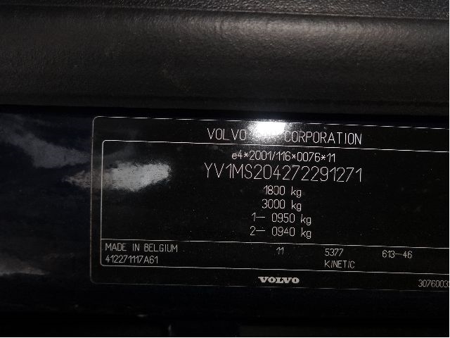 Volvo S40 2004-2007 (Type II, Fase 1) , Motorkode: B4164S3, Girkassekode: