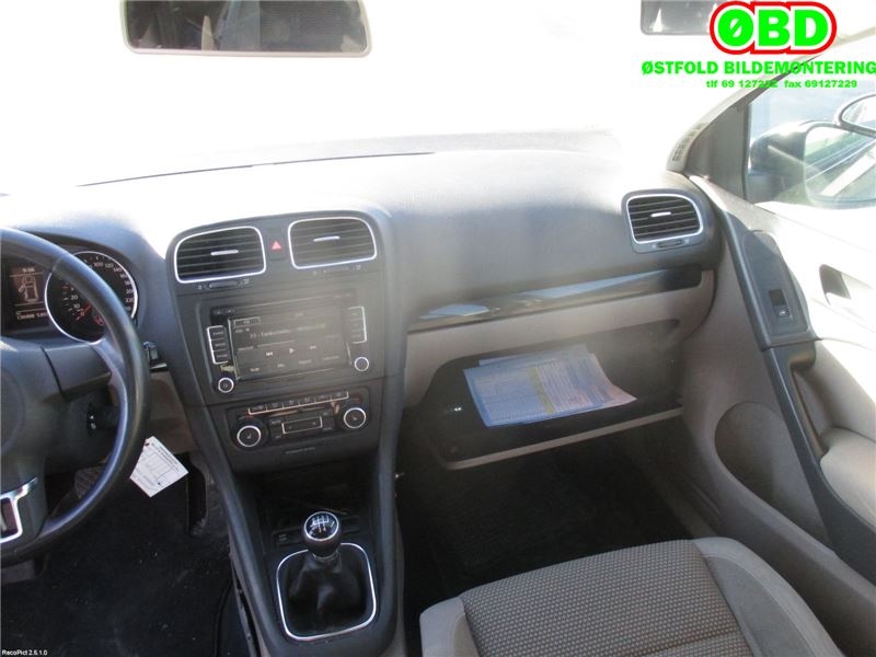 VW Golf VI 2008-2012 , Motorkode: CBDC, Girkassekode: 