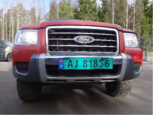 Ford Ranger (Europa) 2007-2011 , Motorkode: 1, Girkassekode: 