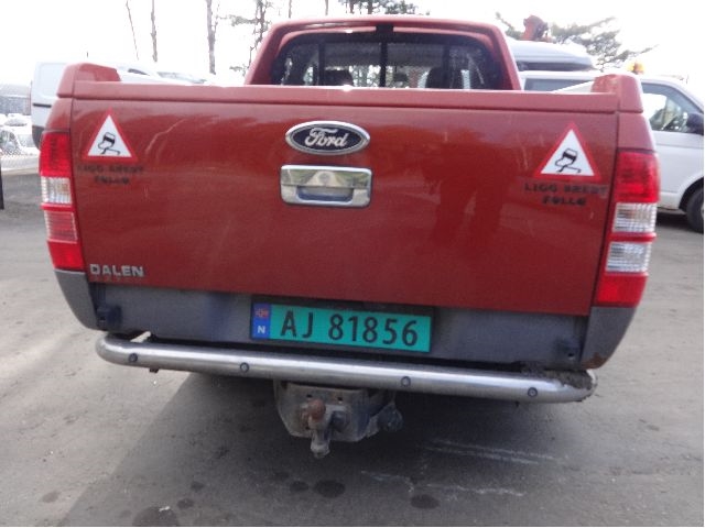 Ford Ranger (Europa) 2007-2011 , Motorkode: 1, Girkassekode: 