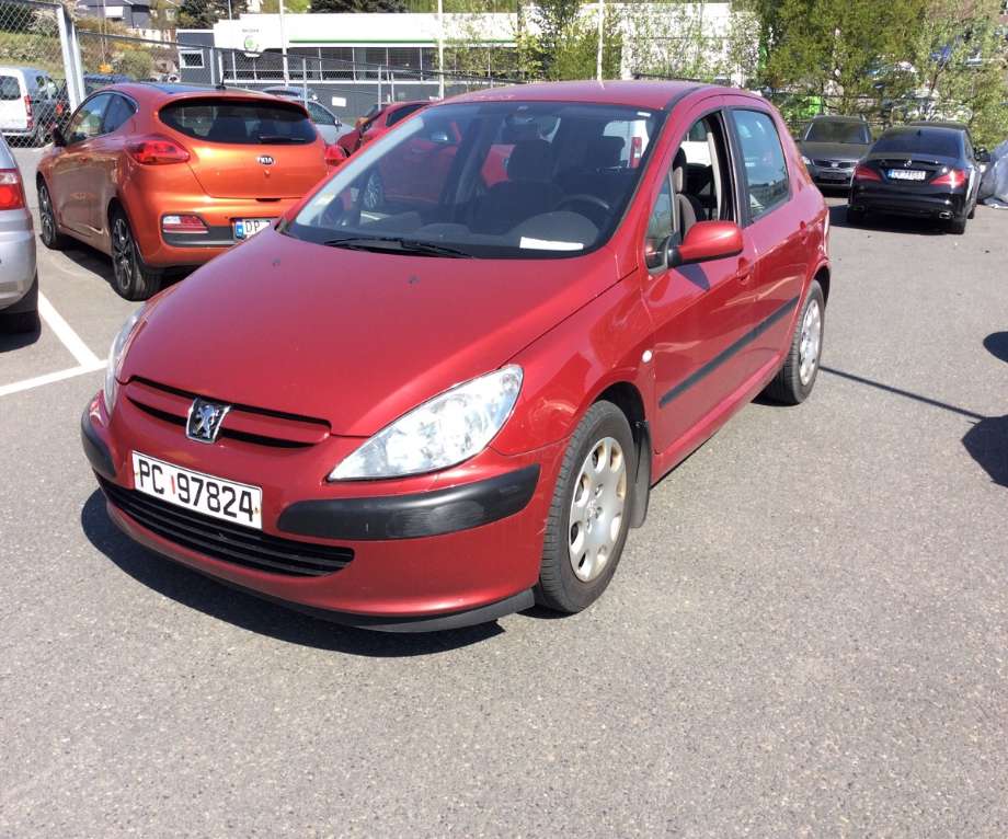 Peugeot 307 2001-2004 (Fase 1) , Motorkode: NFU, Girkassekode: 