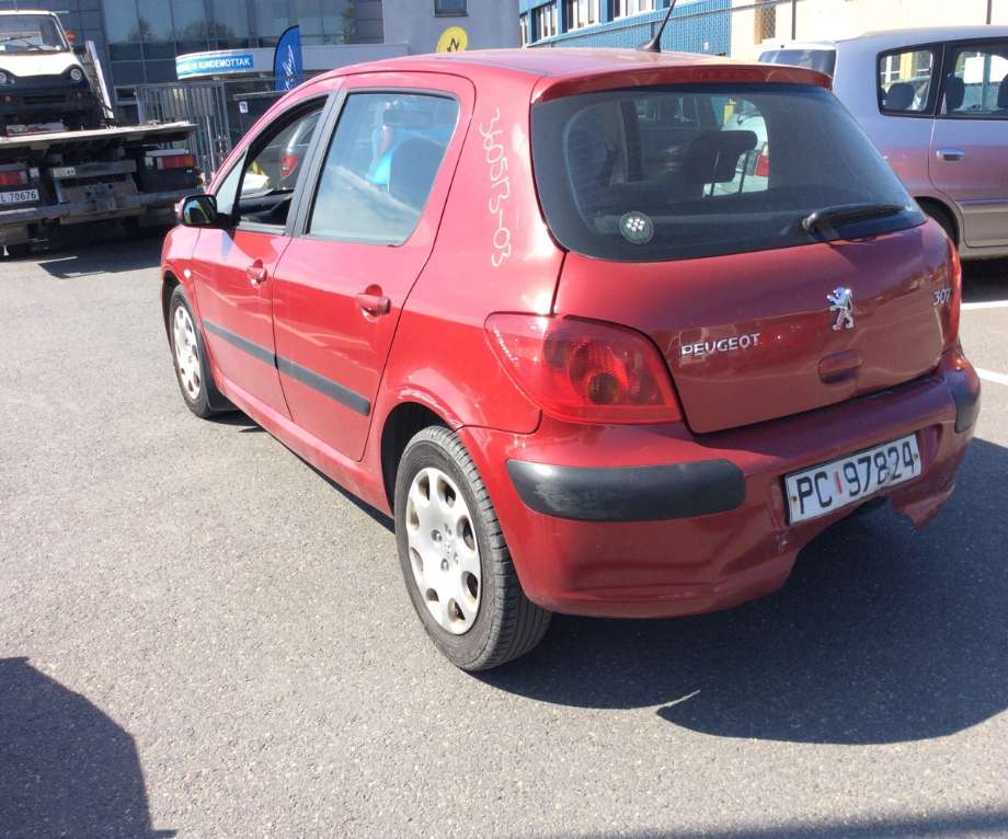 Peugeot 307 2001-2004 (Fase 1) , Motorkode: NFU, Girkassekode: 