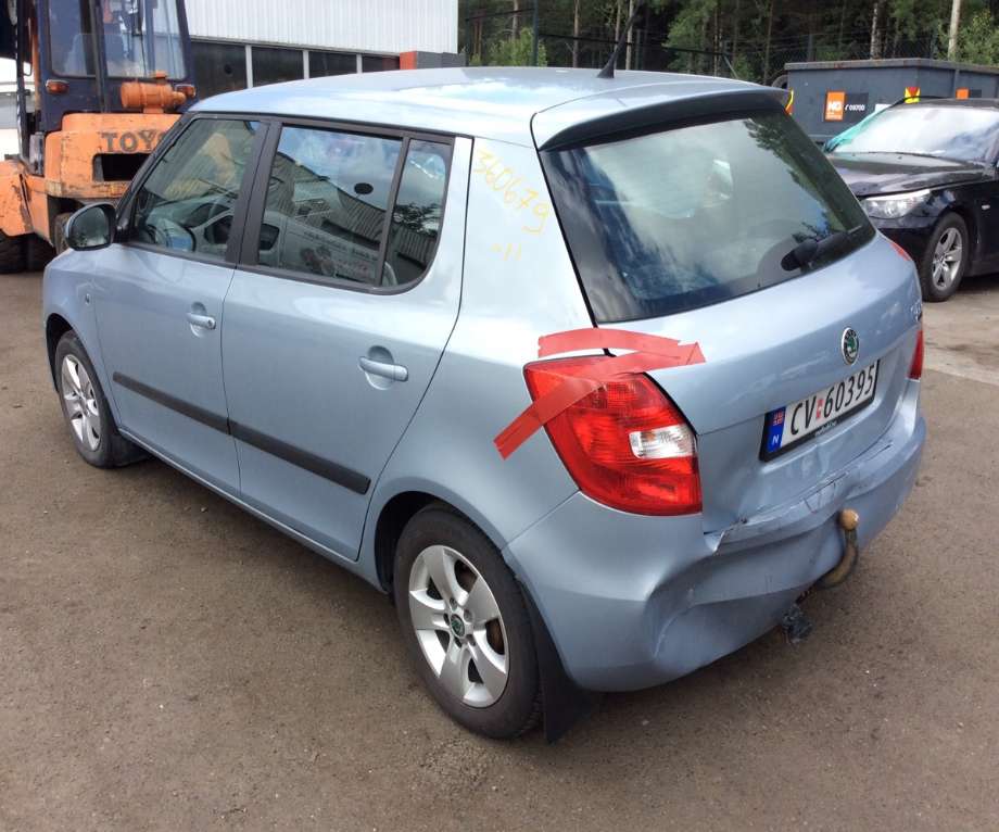 Škoda Fabia 2010-2014 (Type II, Fase 2) , Motorkode: CGPA, Girkassekode: 