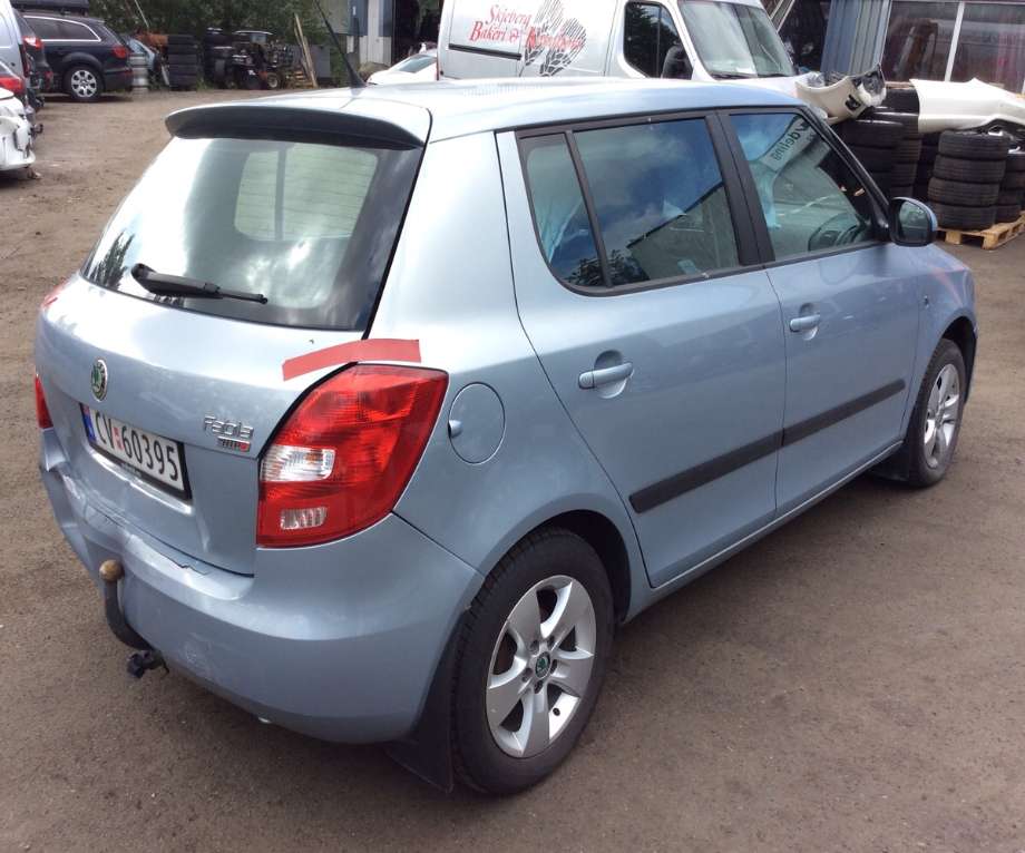 Škoda Fabia 2010-2014 (Type II, Fase 2) , Motorkode: CGPA, Girkassekode: 