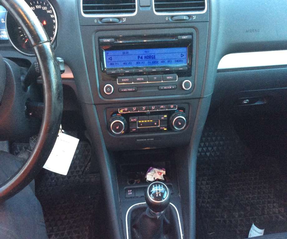 VW Golf VI 2008-2012 , Motorkode: CAYB, Girkassekode: 
