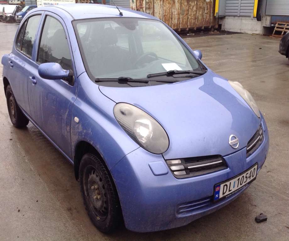 Nissan Micra 2003-2010 (K12) (K12), Motorkode: CG12DE, Girkassekode: 