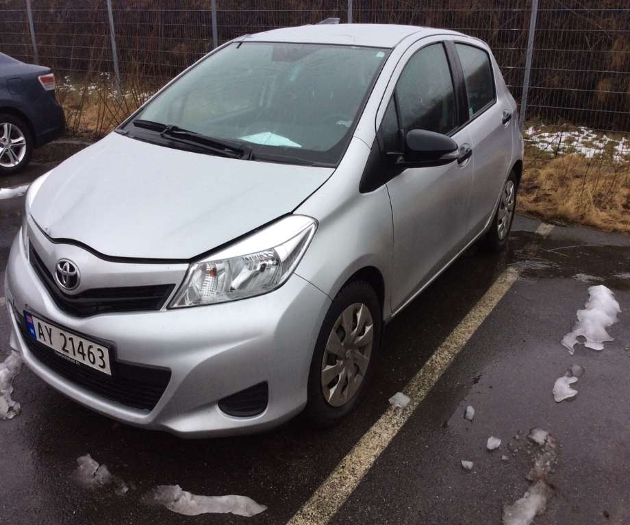 Toyota Yaris 2012-2014 (Type III, Fase 1) , Motorkode: 1KR-FE, Girkassekode: 