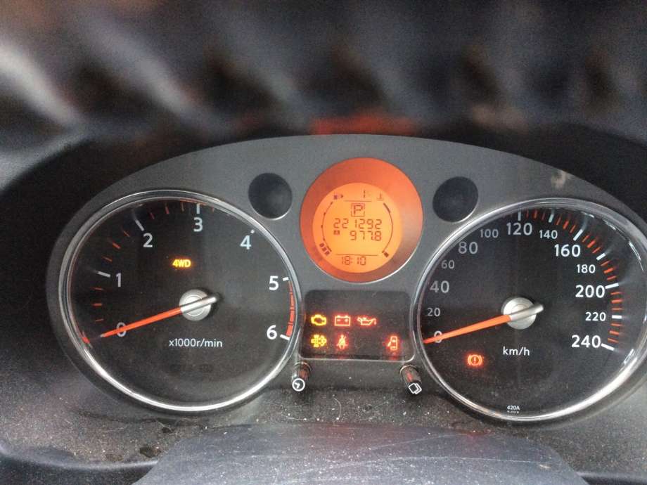 Nissan X-Trail 2007-2014 (T31) (T31), Motorkode: M9R, Girkassekode: 