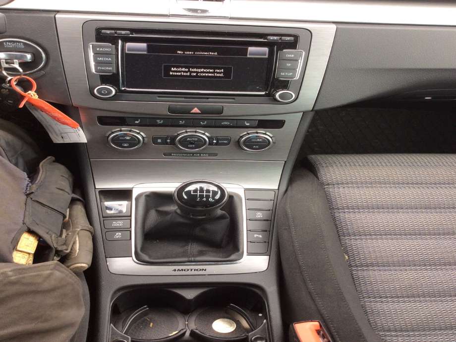 VW Passat 2011-2015 (B7) (B7), Motorkode: CFFB, Girkassekode: