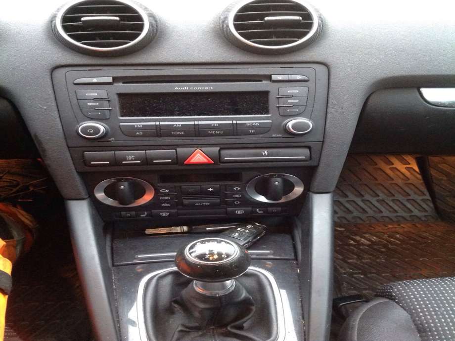 Audi A3 2003-2008 (Type II, Fase 1) , Motorkode: CAXC, Girkassekode: 