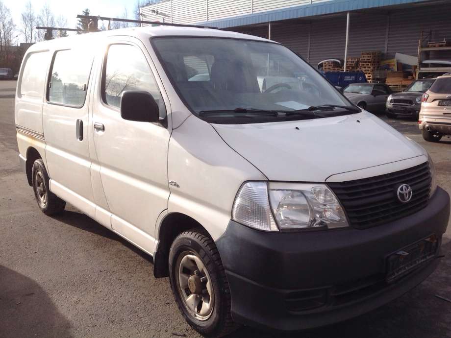 Toyota Hiace 2007-2012 (Fase 3) , Motorkode: 2KD-FTV, Girkassekode: 