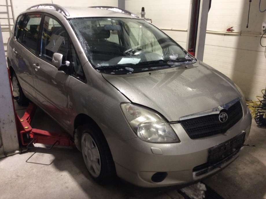 Toyota Verso 2002-2004 (COROLLA) (COROLLA), Motorkode: 1ZZ-FE, Girkassekode: 