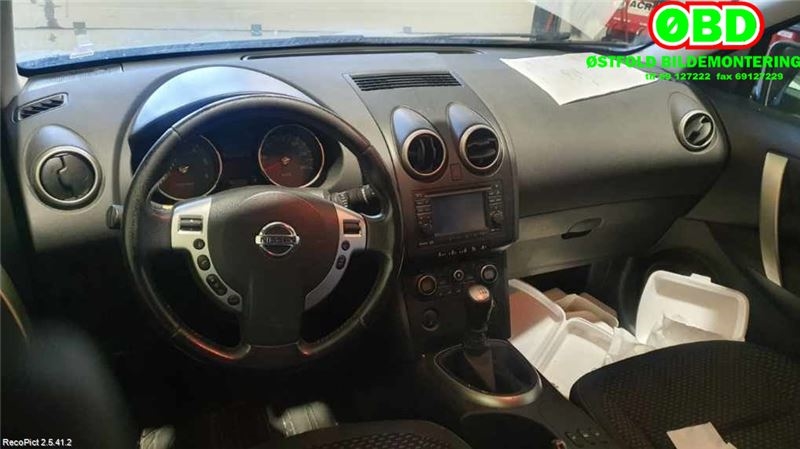 Nissan Qashqai 2007-2010 (Type I, Fase 1) , Motorkode: K9K, Girkassekode: 