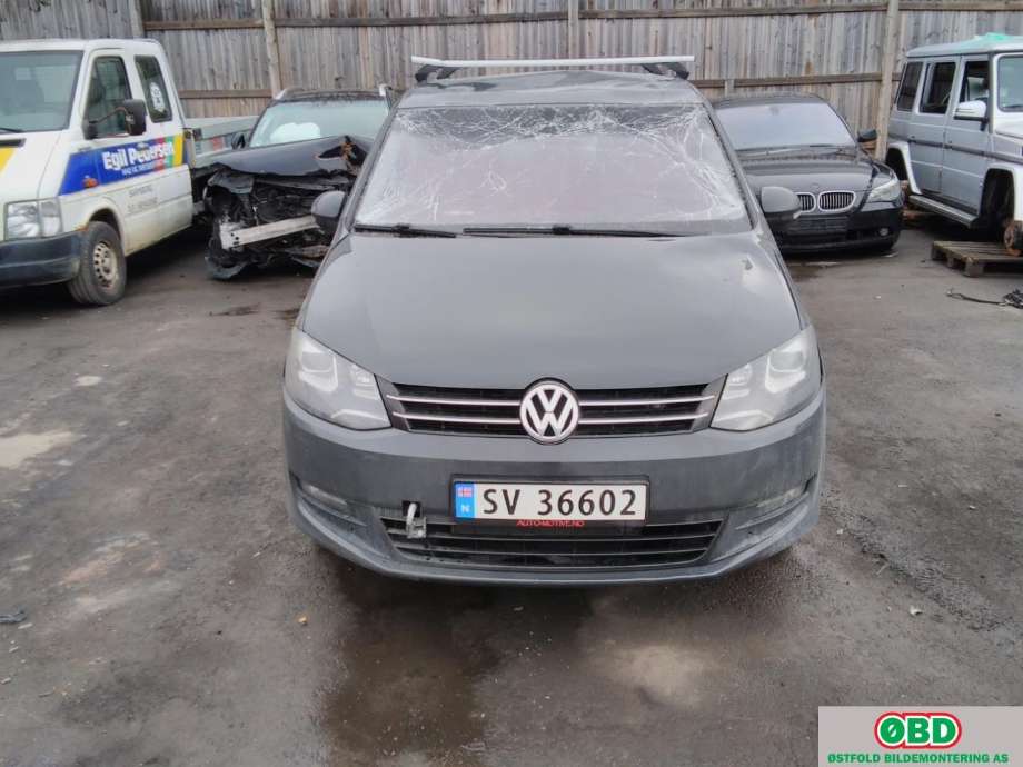 VW Sharan 2010-->> (Type II) , Motorkode: CFFB, Girkassekode: 