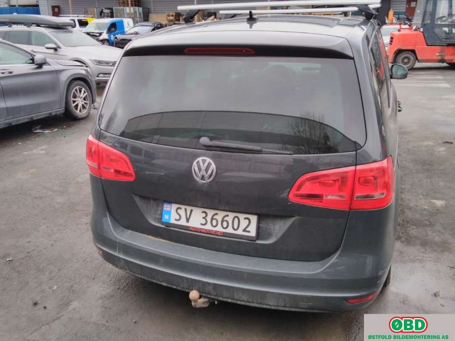 VW Sharan 2010-->> (Type II) , Motorkode: CFFB, Girkassekode: 