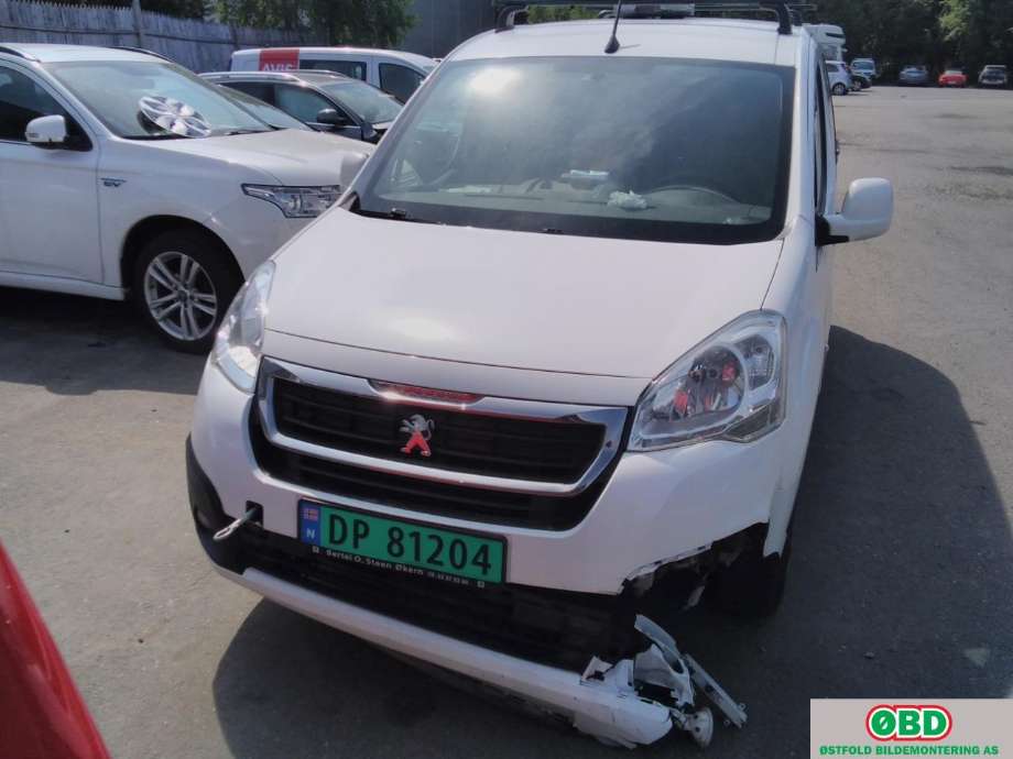 Peugeot Partner 2015-2019 (Type II, Fase 2) , Motorkode: BHY, Girkassekode: 