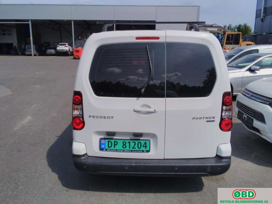 Peugeot Partner 2015-2019 (Type II, Fase 2) , Motorkode: BHY, Girkassekode: 