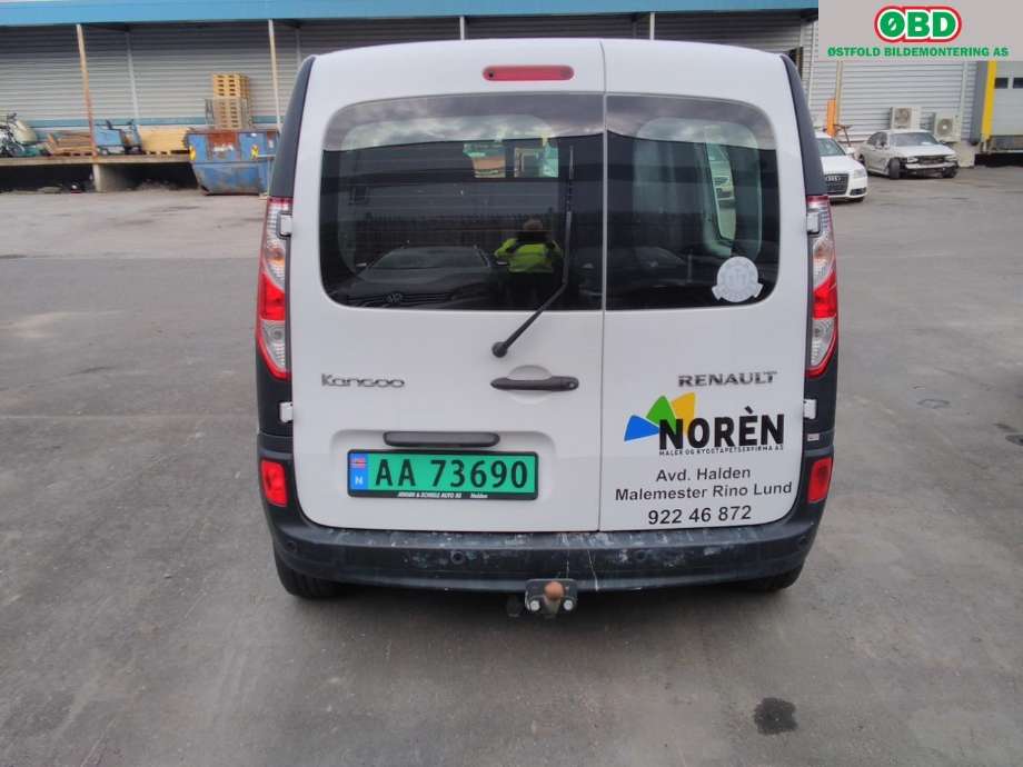 Renault Kangoo 2008-2021 (Type II) , Motorkode: K9K-872, Girkassekode:
