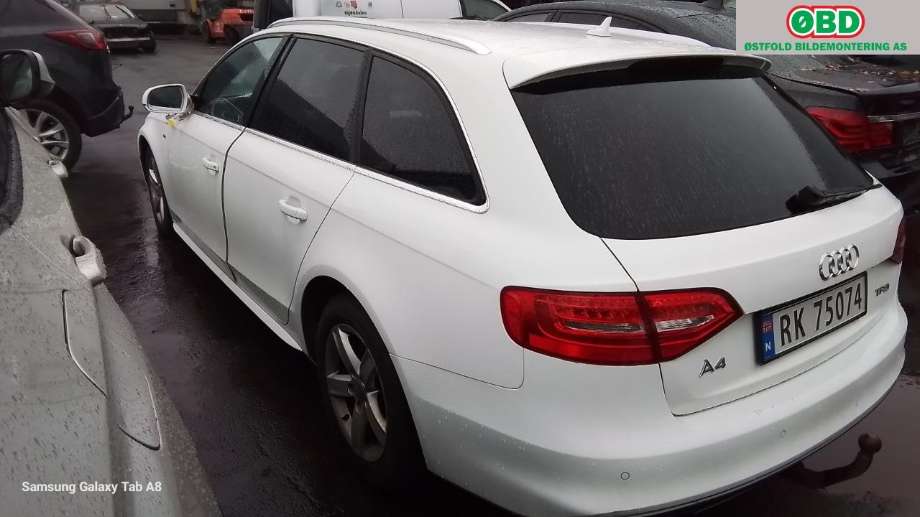 Audi A4 2007-2014 (Type IV) (B8) (B8), Motorkode: CDHA, Girkassekode: 