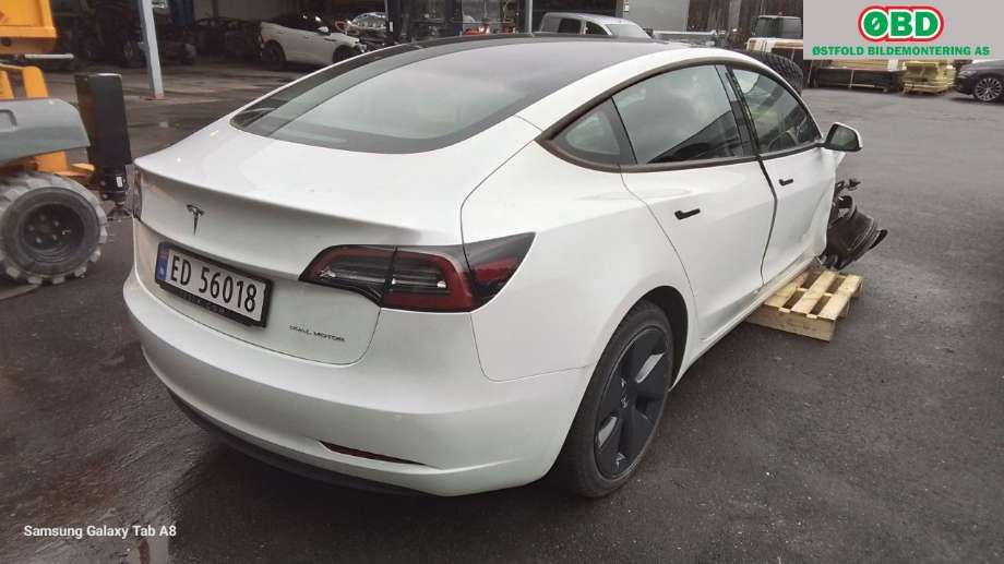 Tesla Model 3 2018-2023 (Fase 1) , Motorkode: 3D3, Girkassekode: 