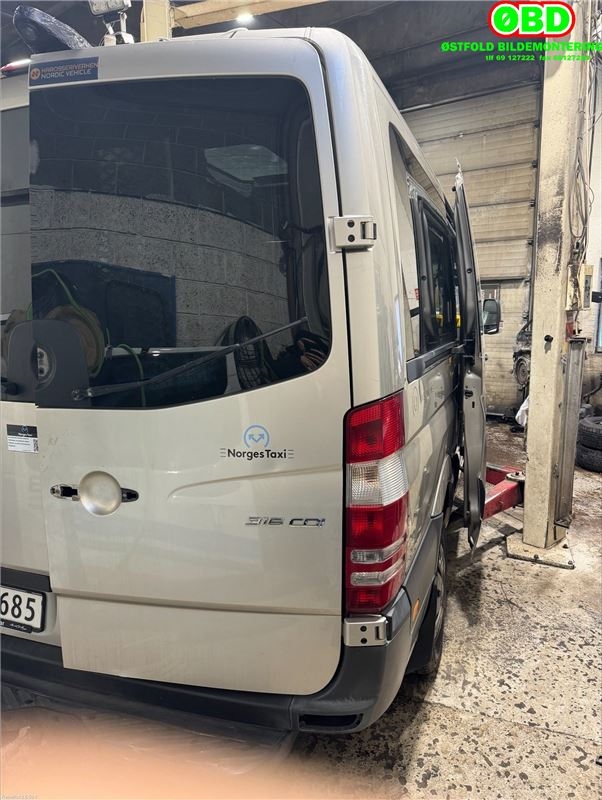 Mercedes Sprinter 2013-2018 (Fase 2) (906) (906), Motorkode: OM651.955, Girkassekode: 