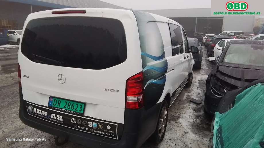 Mercedes Vito 2014-->> (W447) (W447), Motorkode: OM622.951, Girkassekode: 