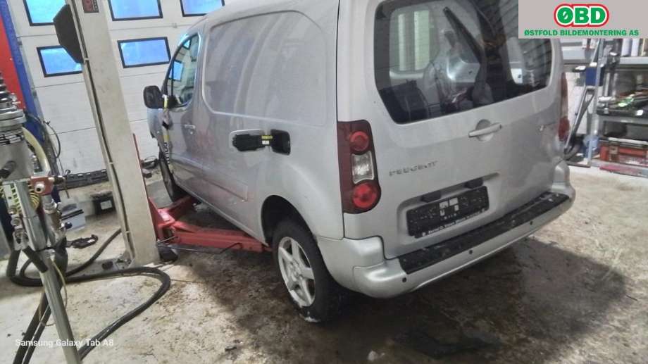 Peugeot Partner 2008-2015 (Type II, Fase 1) , Motorkode: 9HF, Girkassekode: