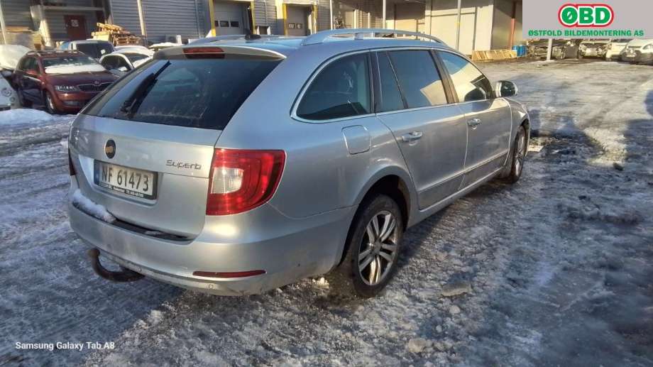 Škoda Superb 2008-2015 (Type II) , Motorkode: CFFB, Girkassekode: 