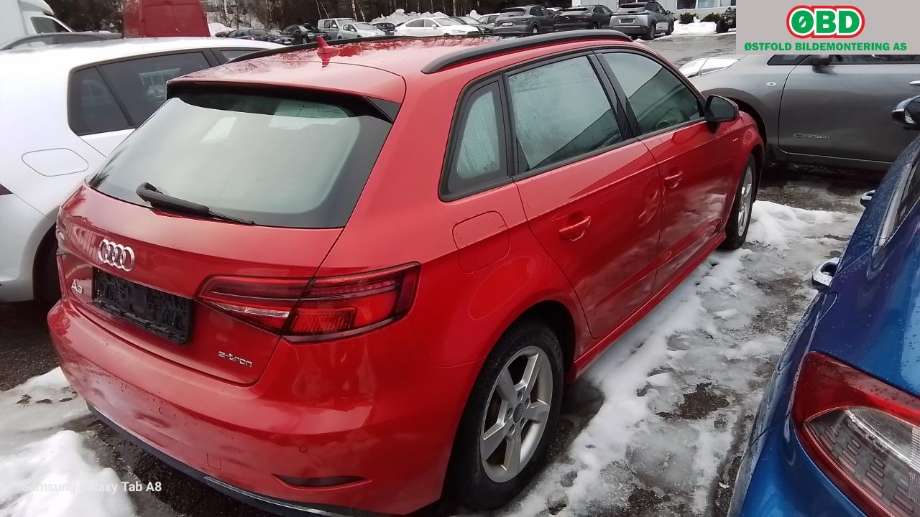 Audi A3 2016-2020 (Type III, Fase 2) , Motorkode: CUKB;CXUA, Girkassekode: 