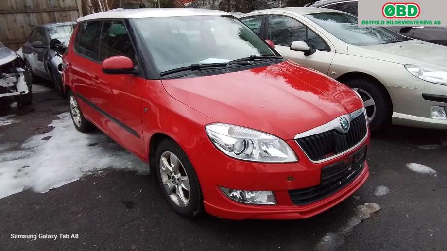 Škoda Fabia 2010-2014 (Type II, Fase 2) , Motorkode: CBZA, Girkassekode: 